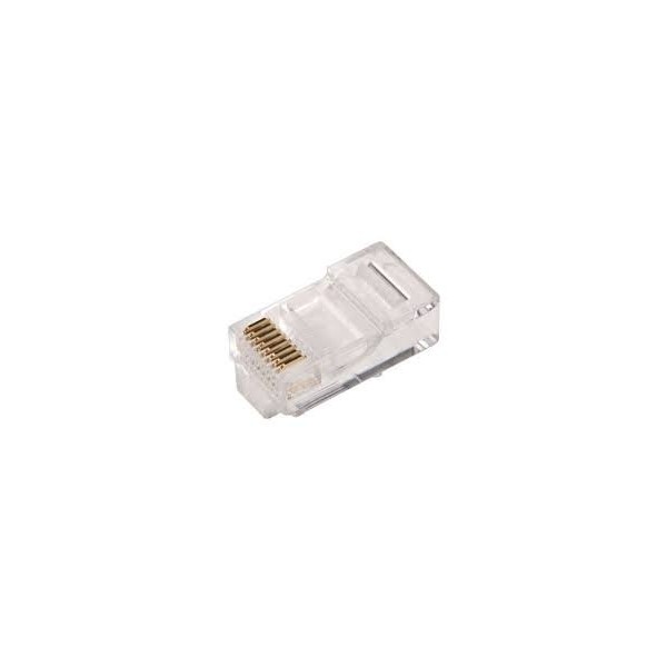 CONNECTEUR RJ45 CAT6 STP LOT 10 PIECES - CABLE RIGIDE AWG24