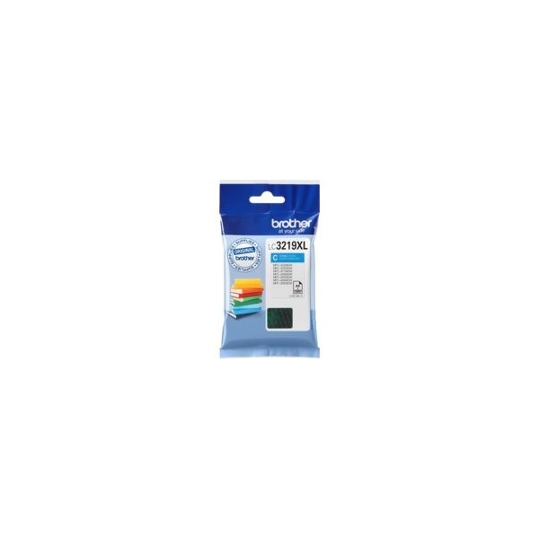 BROTHER CARTOUCHE ENCRE LC3219XLC BLEU 1500 PAGES