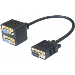 CABLE VGA Y 2F 1M