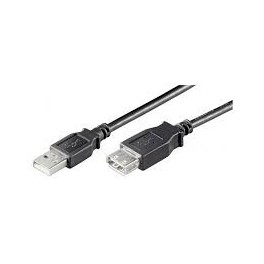 CABLE USB2 AA M/F 2M