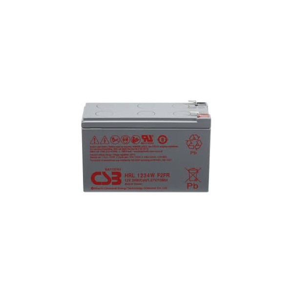 BATTERIE CSB HRL 1234WF2FR - 12 VOLTS - 9 AMPERES