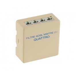 FILTRE MAITRE ADSL 4 RJ 45