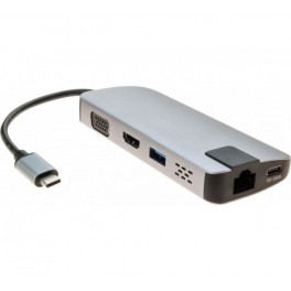 MINI DOCK USB C VERS HDMI VGA LAN ET USB