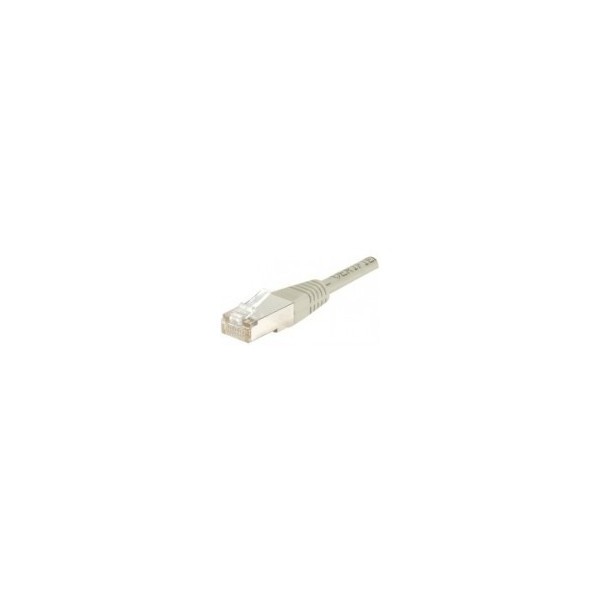 CABLE RESEAU S/FTP CATEGORIE 6A 1 METRE GRIS