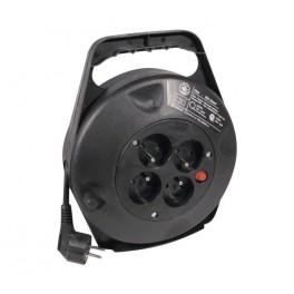 MULTIPRISE RALLONGE ENROULEUR 4 PRISES CABLE DE 10 METRES
