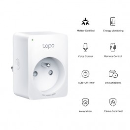 TPLINK PRISES CONNECTEES TAPO P110M - WIFI - SUIVI DE LA  CONSOMATION ELECTRIQUE - PACK DE 2