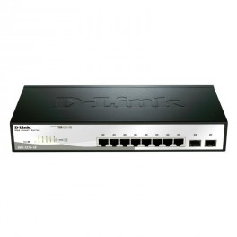 DLINK SWITCH MANAGEABLE - 8 PORTS + 2 COMBO - DL-DGS1210-10