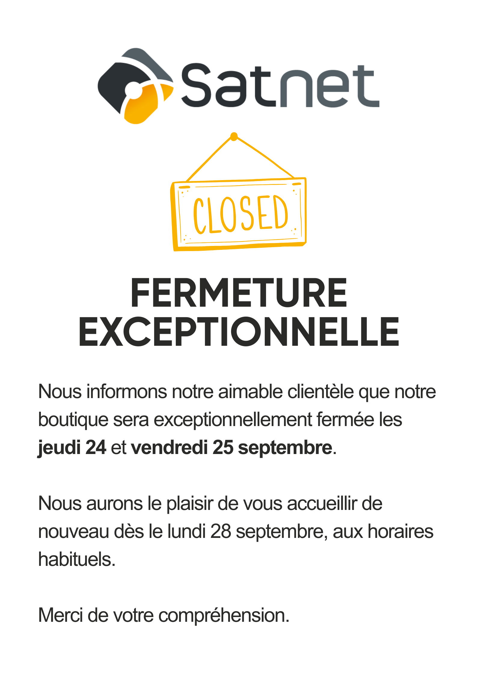 fermeture